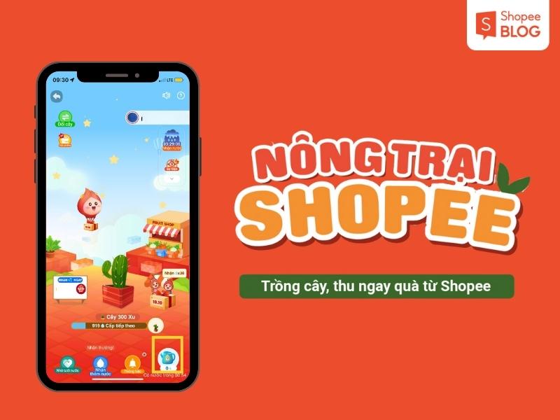Cách chơi game Nông Trại Shopee nhận xu