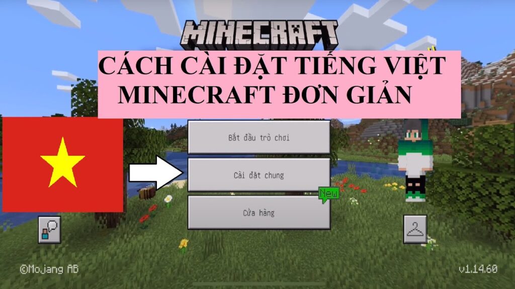 Cách chuyển Minecraft sang tiếng Việt