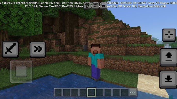 Cách điều khiển nhân vật Minecraft