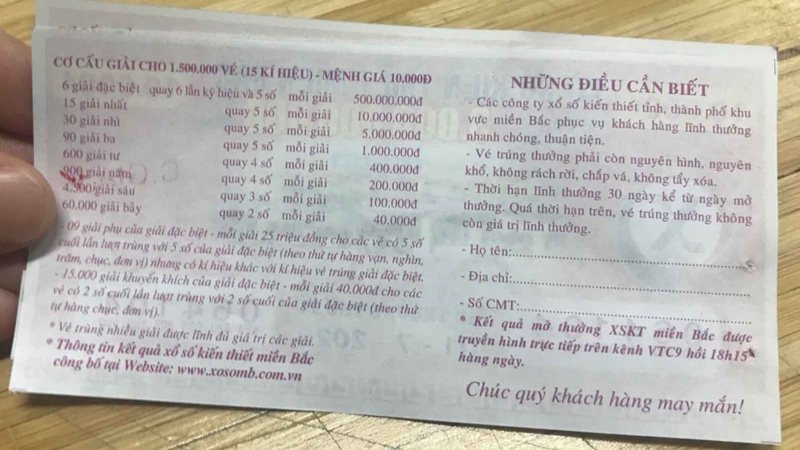 Cách dò vé số miền Bắc nhanh và chính xác theo từng giải