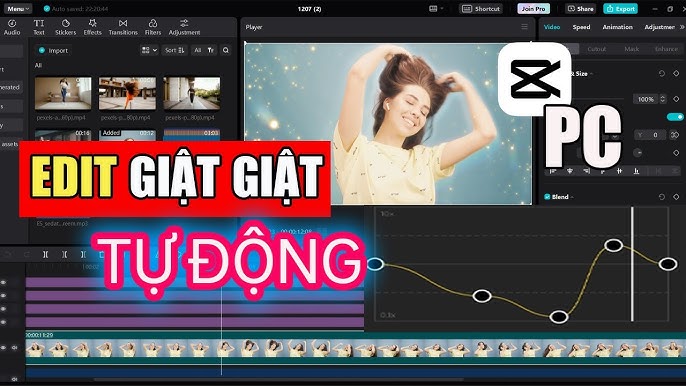 Cách làm video chuyển cảnh theo nhịp nhạc