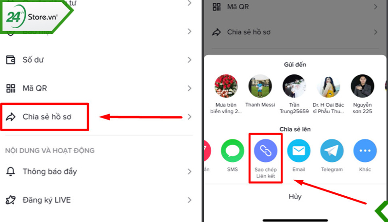Cách lấy / sao chép link video TikTok để tải