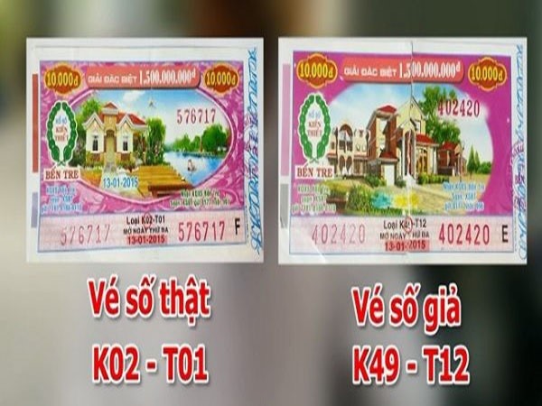Cách phân biệt vé số thật và vé số giả để tránh bị lừa