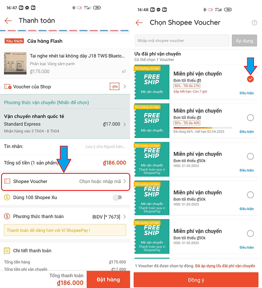Cách săn voucher Shopee & mã freeship 0đ