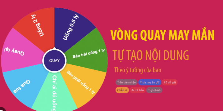 Cách tạo vòng quay may mắn online trong 60 giây — không cần đăng ký