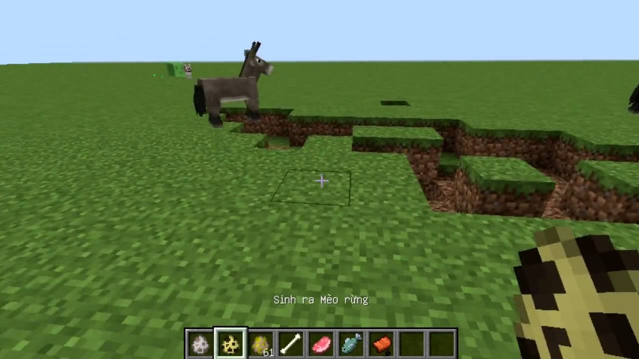 Cách thuần hóa ngựa, sói, mèo và thú cưng trong Minecraft