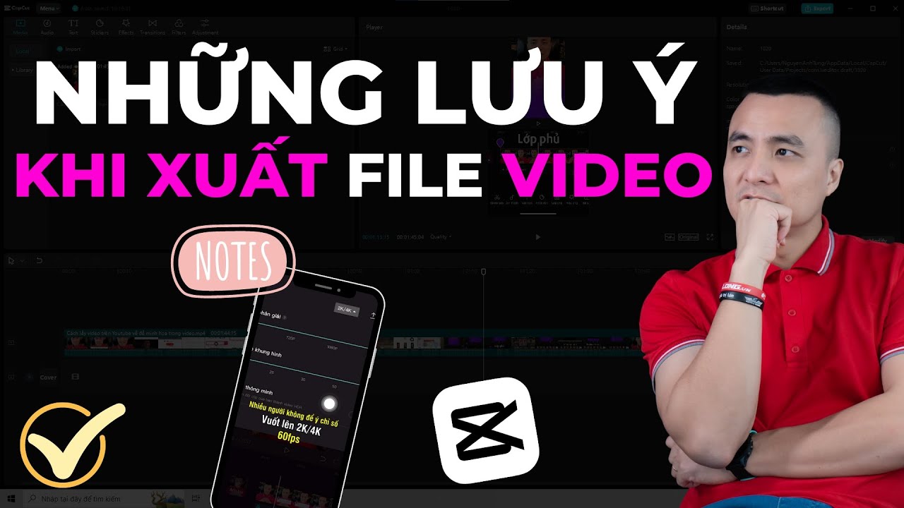 Cách xuất video 4K không giảm chất lượng
