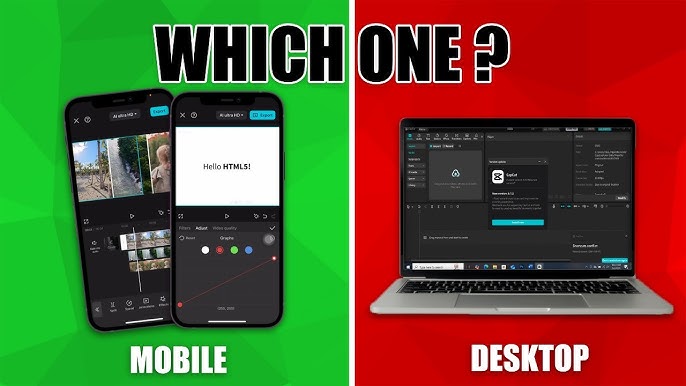 CapCut trên PC vs điện thoại: bản nào dùng sướng hơn?