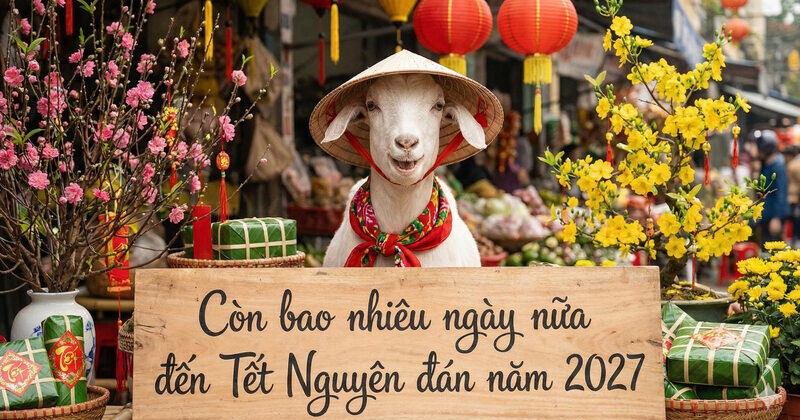 Còn bao nhiêu ngày nữa đến Tết Nguyên Đán 2027?