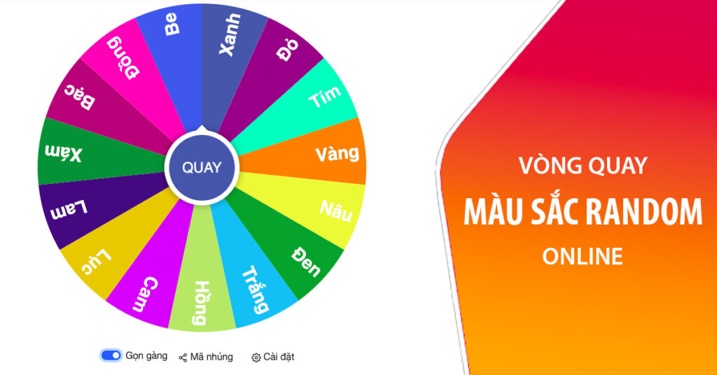 Hướng dẫn tùy chỉnh vòng quay: màu sắc, âm thanh, logo và tỉ lệ trúng