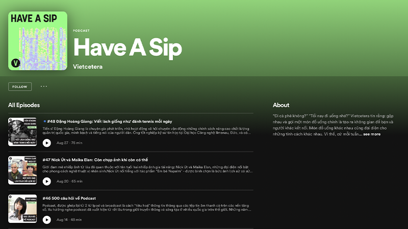 Podcast hay trên Spotify nên nghe
