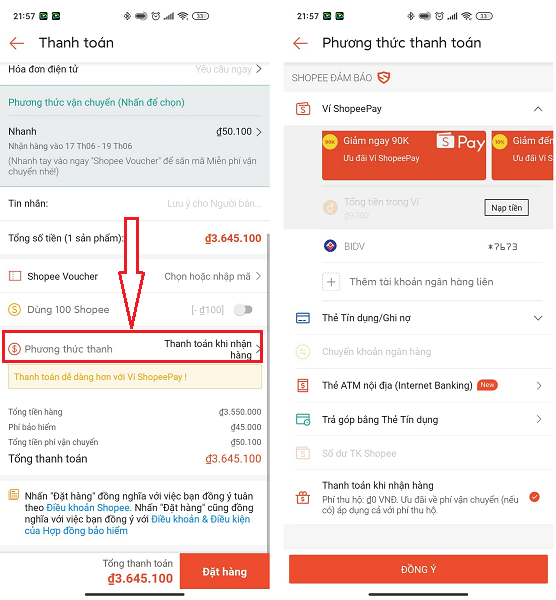 ShopeePay / phương thức thanh toán có an toàn
