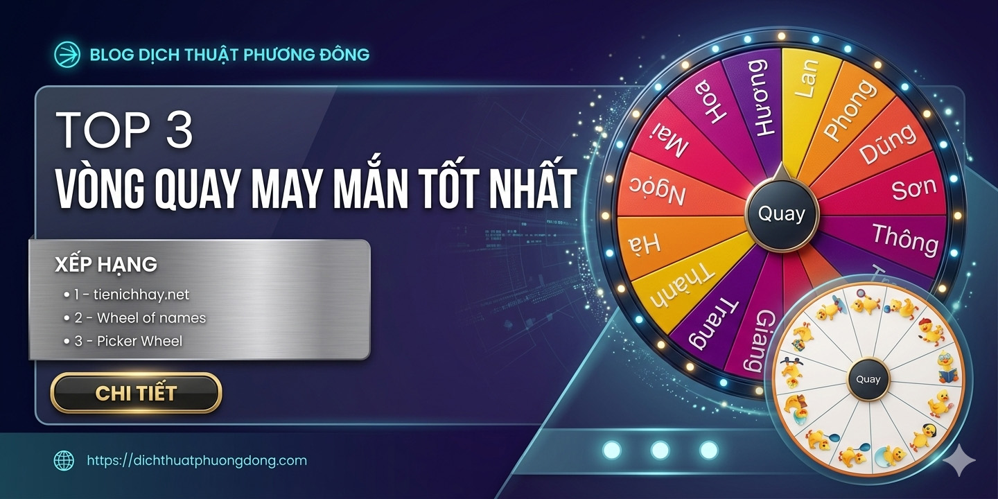 So sánh 5 công cụ vòng quay may mắn tốt nhất 2026 — AZLMH có gì vượt trội?