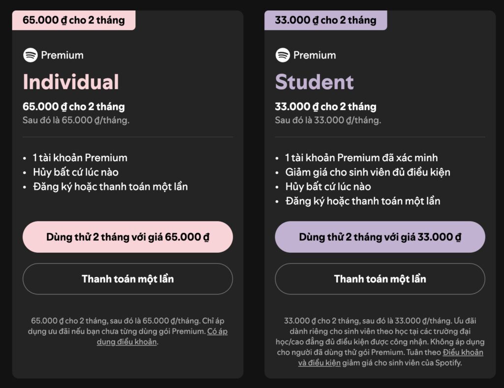 Spotify tăng giá tại Việt Nam: bảng giá mới nhất
