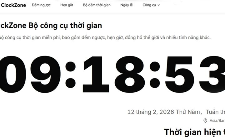 Top web/app hẹn giờ đếm ngược tốt nhất 2026