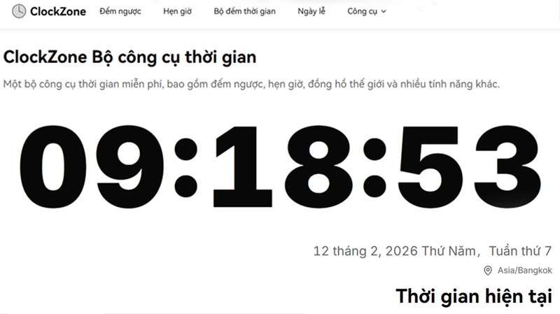 Top web/app hẹn giờ đếm ngược tốt nhất 2026