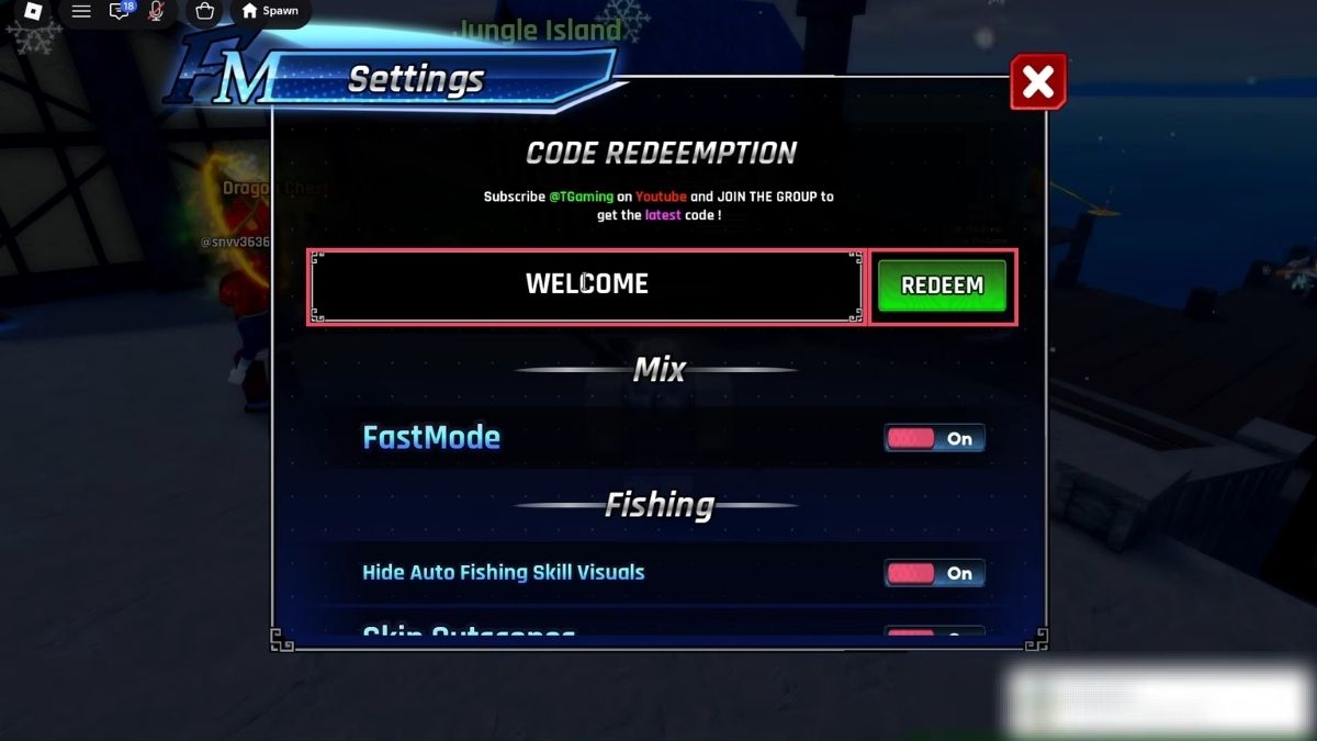 Code Fishing Master